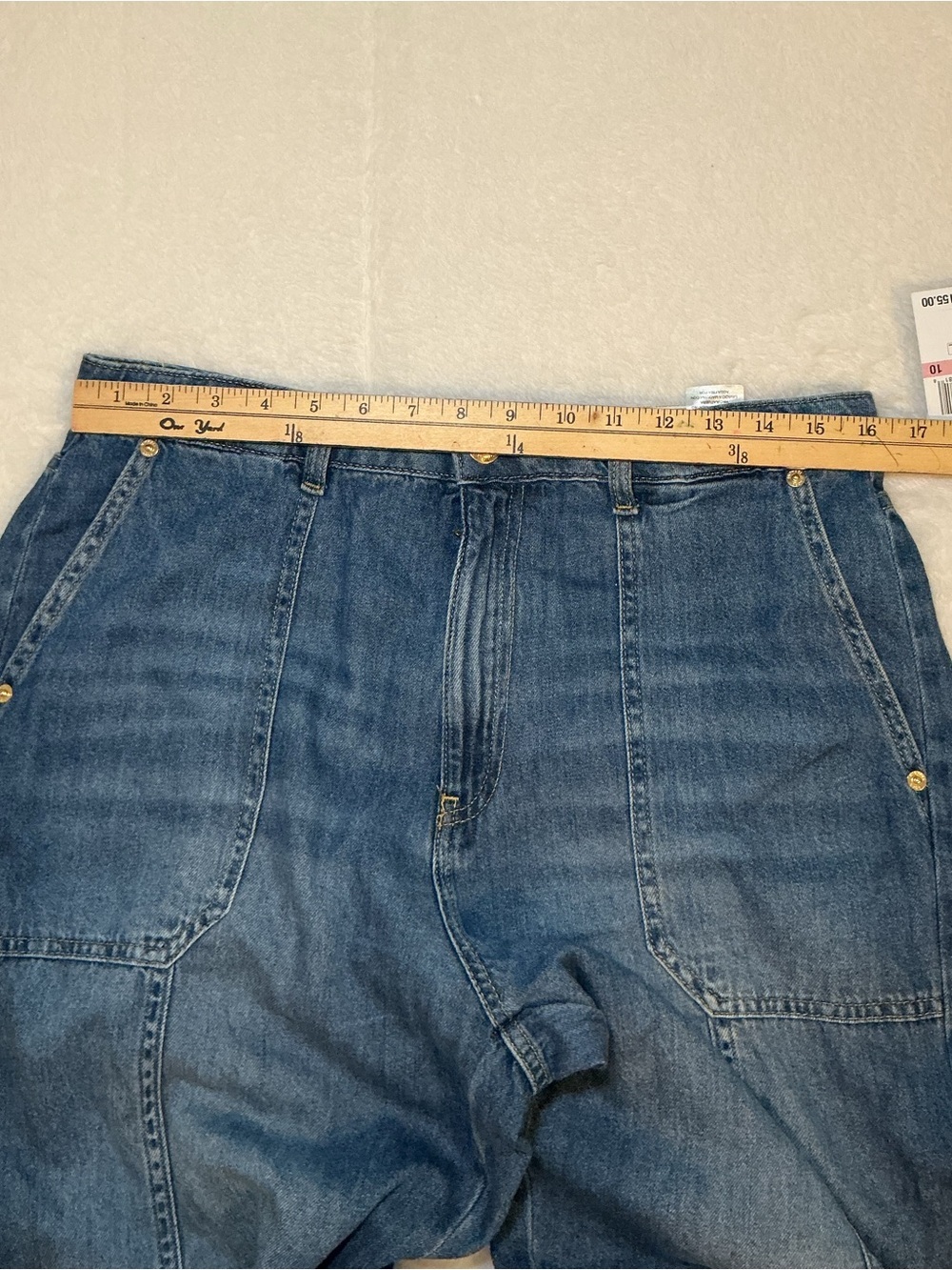 Michael Kors Blue Denim Jeans - Relaxed Fit - Picture 8 of 10